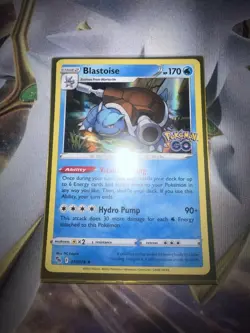 Blastoise - 017/078 - Pokemon Go 2022 - Stamped Holo Rare - Pokemon TCG - Image 1