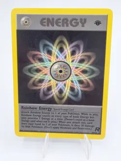 Pokemon 1st Edition Rainbow Energy 80/82 Team Rocket Regular *Vintage 2000* - Image 1