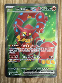 Volcanion EX 171/159 Full Art Ultra Rare Pokemon TCG S&V Journey Together NM - Image 1