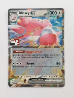 Play! Pokemon Prize Pack Series 7 Twilight Masquerade Blissey ex 134/167 - Image 1