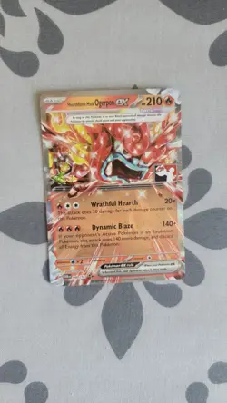 Hearthflame Mask Ogerpon ex 040/167 Play! Pokemon Prize Pack Series 6 NM Stamp - Image 1