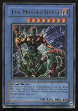 Yu-Gi-Oh TCG Labyrinth of Nightmare #LON-001 The Masked Beast Ultra Rare - Image 1