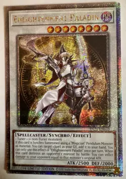Yugioh! Enlightenment Paladin - TN23-EN010 - Quarter Century Secret Rare - Limit - Image 1