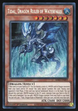 Tidal, Dragon Ruler of Waterfalls - RA03-EN009 - Secret Rare - Yugioh - Image 1
