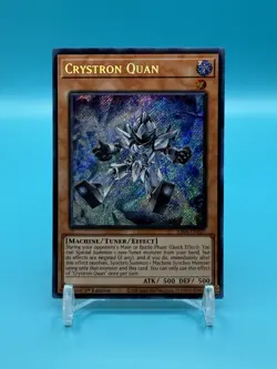 Crystron Quan (Secret Rare) - Quarter Century Stampede - YuGiOh! - NM - Image 1