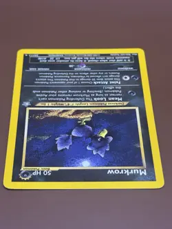 Murkrow 24/111 Rare Neo Genesis Pokemon Card - Image 2
