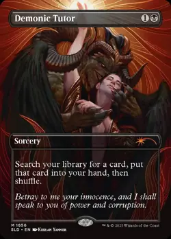 Demonic Tutor MTG custom card - Image 1
