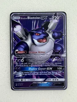 Black Metal Fan Art Card Collection Toon Shadow Blastoise GX 49/100 220HP - Image 1