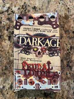 Dark Age Feudal Lords Starter Deck, 65 cards, 4 Special Dice, Sticker - Complete - Image 2