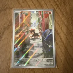 Litleo 139/132 Illustration Rare Pokemon Card Mega Evolutions - English TCG. - Image 1