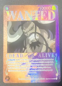 Kaido ST04 003 WANTED Alt Art OP 03 One Piece Card Game English NM-M - Image 1