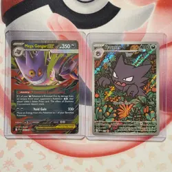 Haunter 027 Promo + Mega Gengar ex 056/094 - Box Fresh - Pokemon Card Lot #883 - Image 1