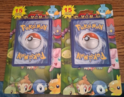 2 Mystery Blister Pack Lot Pokemon Cards 15 Cards & 1 Promo Card Factory Sealed - Image 1