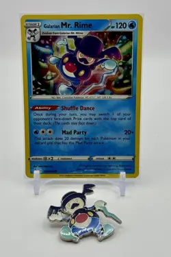 Mr. Rime Pin - Pokemon Shining Fates Mad Party Pin Collection With Promo Card - Image 1