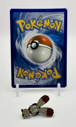 Bunnelby Pin - Pokemon Shining Fates Mad Party Pin Collection With Promo Card - Image 2
