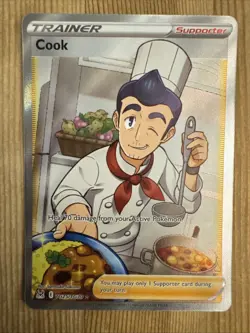 Cook - TG25/TG30 - Pokemon Lost Origins Trainer Gallery Ultra Rare Card NM - Image 1