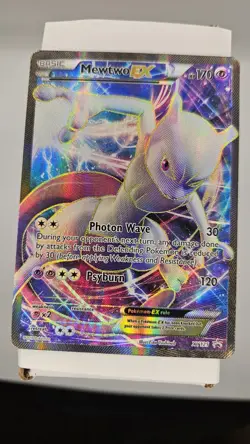 Mewtwo EX XY125 Full Art Black Star Promo Holo Pokemon Card Full Art Rare NM - Image 1