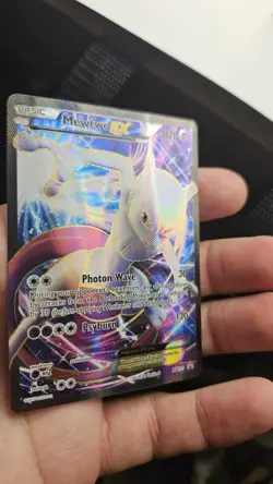 Mewtwo EX XY125 Full Art Black Star Promo Holo Pokemon Card Full Art Rare NM - Image 3