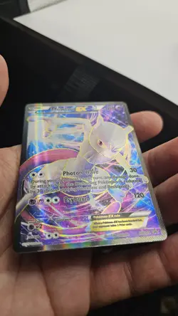 Mewtwo EX XY125 Full Art Black Star Promo Holo Pokemon Card Full Art Rare NM - Image 4