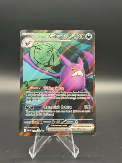 Pokemon TCG Team Rockets Crobat EX Full Art Card 217/182 Destined Rivals - Image 1