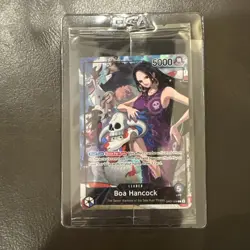 Boa Hancock PSA Promo One Piece TCG Bandai Rare Card OP07-038 Foil with Magazine - Image 2