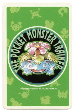 1996 Vintage Charmander Ace of Clubs Japan Original Playing Cards Pokemon Green - Image 3