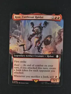MTG: Fallout - Extended Art Foil - Rose, Cutthroat Raider - NM - Image 1