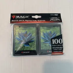 1 X PACK OF 100 SLEEVES MTG BLACK LOTUS ULTRA PRO NEW SEALED free shipping - Image 1