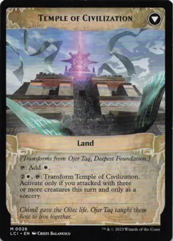 MTG Ojer Taq, Deepest Foundation (26) | NM | The Lost Caverns of Ixalan {LCI} - Image 2