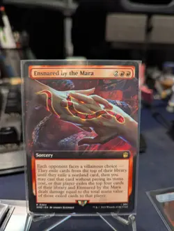 Ensnared by the Mara - Extended Art Magic mtg Doctor WHO NM - Image 1