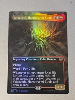 Valgavoth, Harrower of Souls (Borderless) Commander: Duskmourn: House of Horror - Image 1
