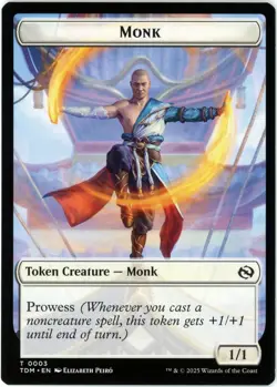 Copy / Monk Double-Sided Token - 0001/0003 - Tarkir Dragonstorm - NM/M - Image 2