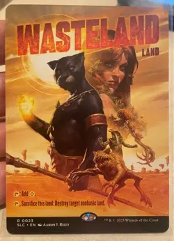 Wasteland |NM| Encyclopedia Secret Lair Magic MTG Non-Foil - Image 1