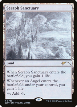 MTG Seraph Sanctuary (Sketch, Near Mint Foil) - Image 1