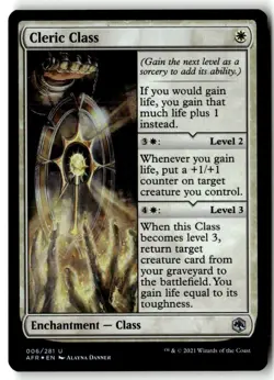 MTG Foil Cleric Class Adventures of the Forgotten Realm - LP English - Image 1