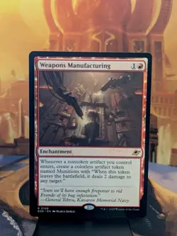 Magic The Gathering Weapons Manufacturing MTG Edge of Eternities Regular NM - Image 1