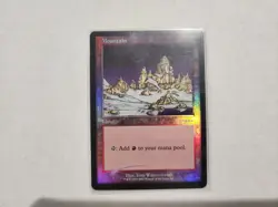 MTG 1x Mountain - DCI Arena 2001 promo Ice Age FOIL art Arena Promos *SEE PICS* - Image 1
