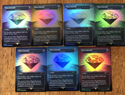 MTG - Chaos Emerald SET - Lotus Petal - Foil - FULL SET - Alt Art - WATCH VIDEO! - Image 1