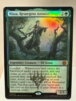 Nissa, Resurgent Animist March of the Machine: The Aftermath MAT Foil NM - Image 1