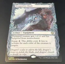 MTG Dragonfire Blade - Foil - Showcase, Tarkir: Dragonstorm, English - Image 2