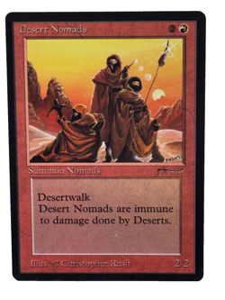 MTG**Desert Nomads Arabian Nights Regular**LP**Vintage Magic the Gathering - Image 1