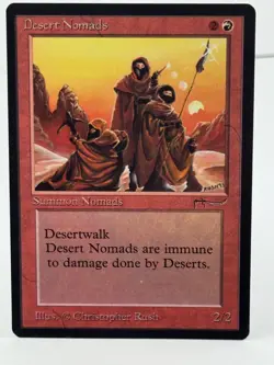 MTG**Desert Nomads Arabian Nights Regular**LP**Vintage Magic the Gathering - Image 2