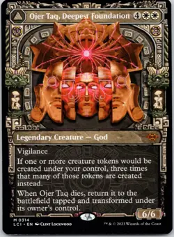 Ojer Taq, Deepest Foundation (Showcase) 314 The Lost Caverns of Ixalan NM MTG - Image 1