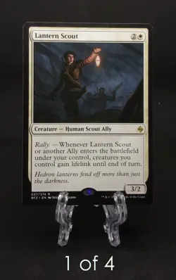 Magic the Gathering - Lantern Scout x4 - Battle for Zendikar - NM - Image 1