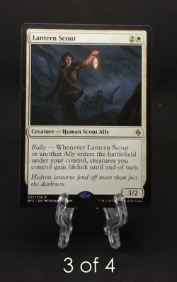 Magic the Gathering - Lantern Scout x4 - Battle for Zendikar - NM - Image 5