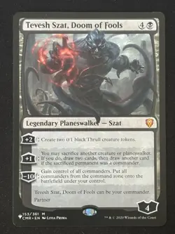 1x MTG Tevesh Szat, Doom of Fools - The List Reprints (LIST) (CMR) #153 - Magic - Image 1