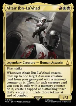 Altair Ibn-La'Ahad - Foil Assassin's Creed NM MTG - Image 1