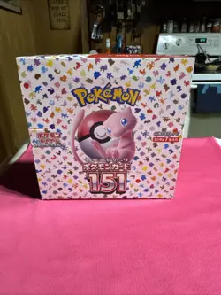 Pokemon TCG - Japanese 151 Booster Box - NEW/Factory Sealed - No Shrink Wrap - Image 1