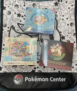2025 Pokemon Worlds Anaheim Exclusive Coin Damage Counter Dice Marker, Set Of 3 - Image 1