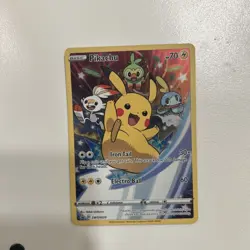 Pokemon TCG SWSH Blackstar Promo: Pikachu #SWSH020 Full Art NM/vlp - Image 1